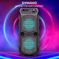 iGear 1019 Dynamo 16 watts Bluetooth Party Speaker with Corded Mic, TIF/FM Radio/AUX/USB/TWS Function/LED Lights and Remote (Black) - Mahajan Electronics Online