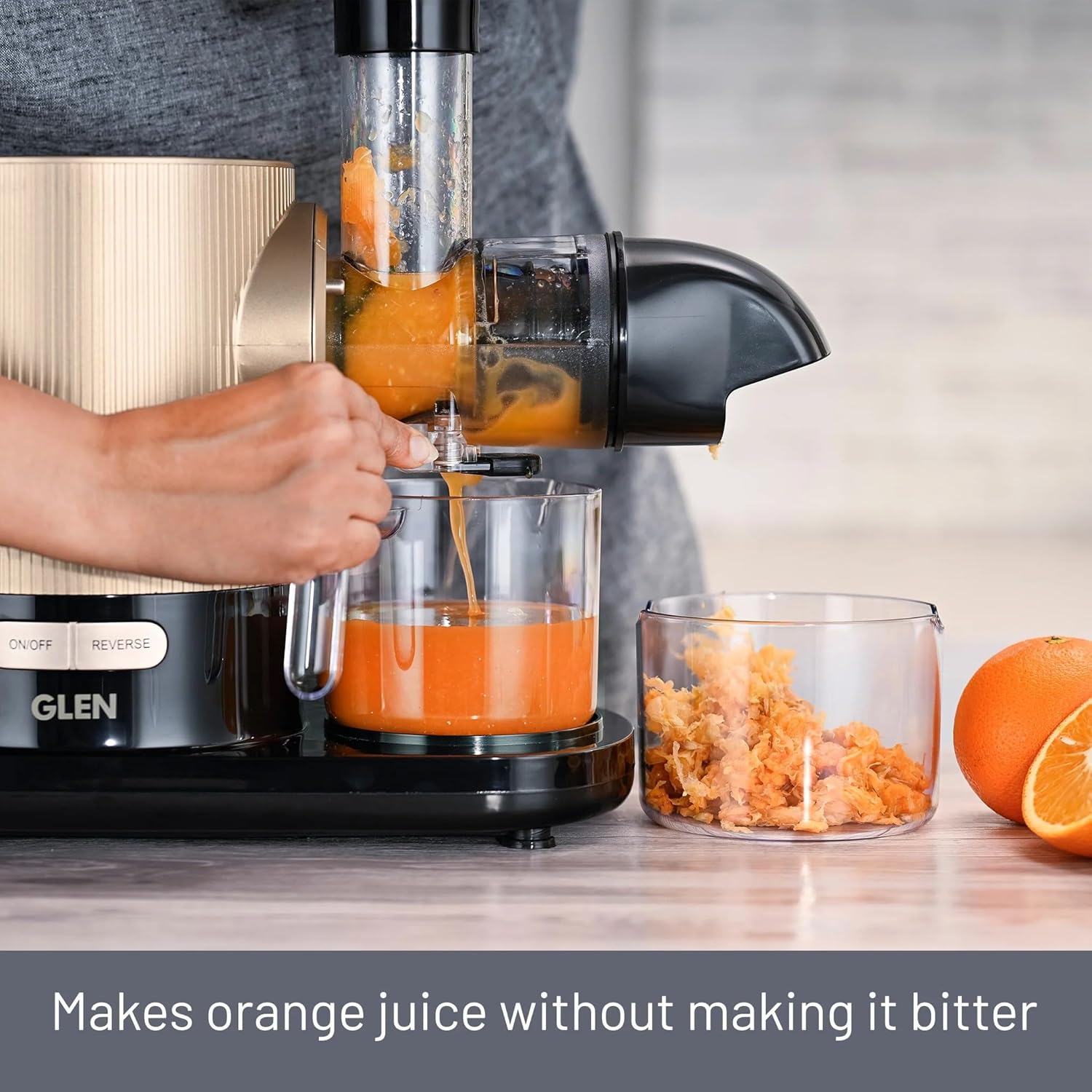 GLEN SA 4017 Cold Press Slow Juicer With Anti Drip Feature - 2 Years Warranty , 150 Watts Mahajan Electronics Online