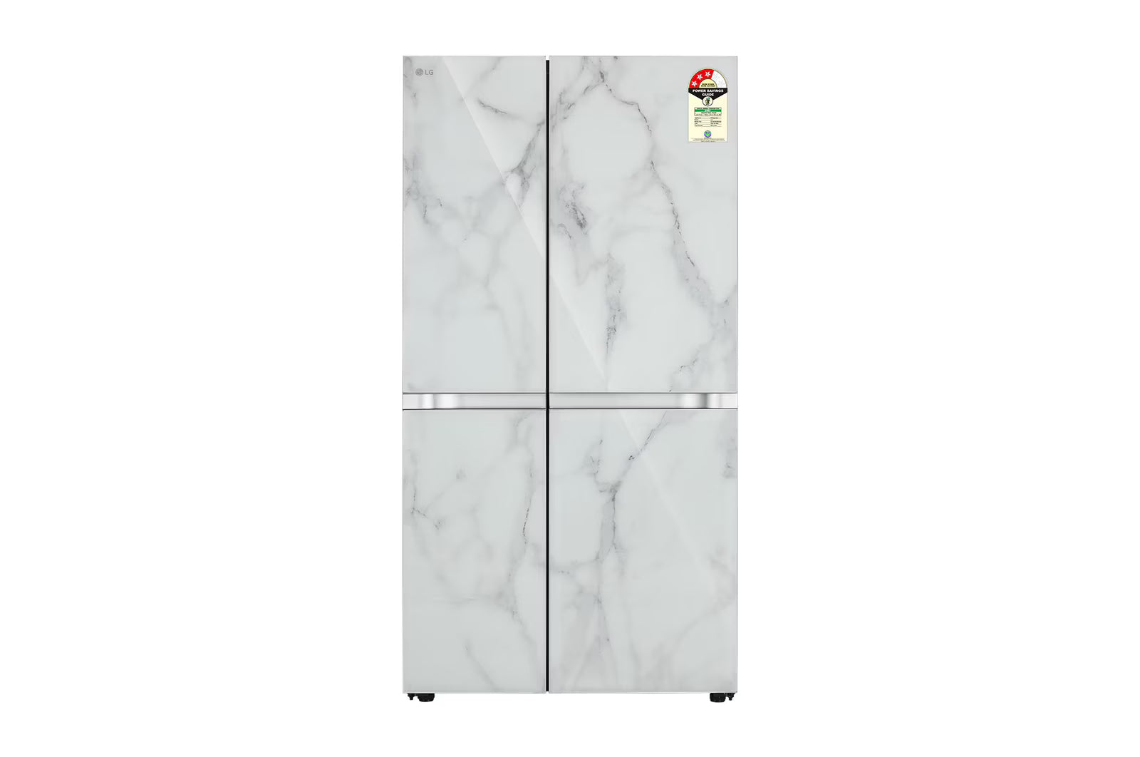 LG GL-B257DUW3 650L Side-by-Side Refrigerator, Convertible, Multi-Air Flow, Smart Diagnosis™, Ultra Glam White, 3 Star Mahajan Electronics Online