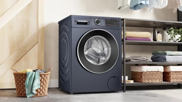 Bosch WGA254ZPIN 10kg 5 Star Anti Stain & AI Active Water Plus Fully Automatic Front Load Washing Machine with Built in Heater ( Pretreatment, Iron Steam Assist & Allergy Plus, Dark lake) Mahajan Electronics Online