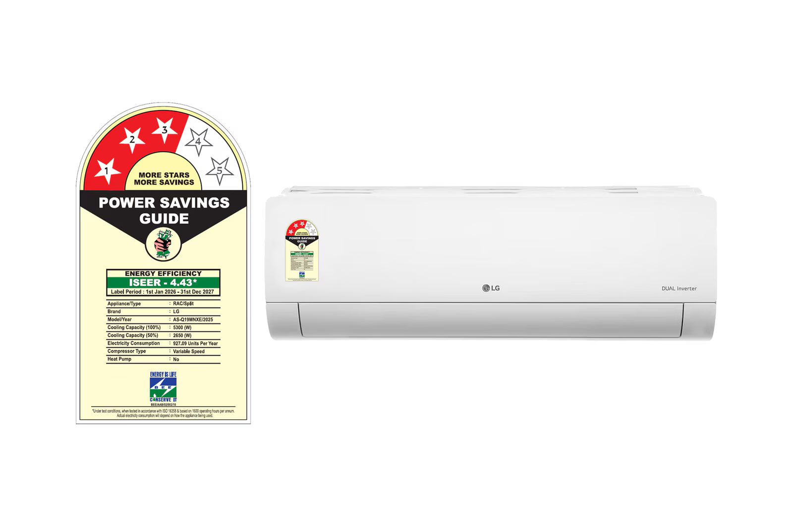 LG AS-Q19MNXE 2026 Model 3 Star (1.5) Split AC, AI Dual Inverter, Diet Mode+, Viraat Mode, 100% Copper Tubes, 5.0 kW 2026 Mahajan Electronics Online