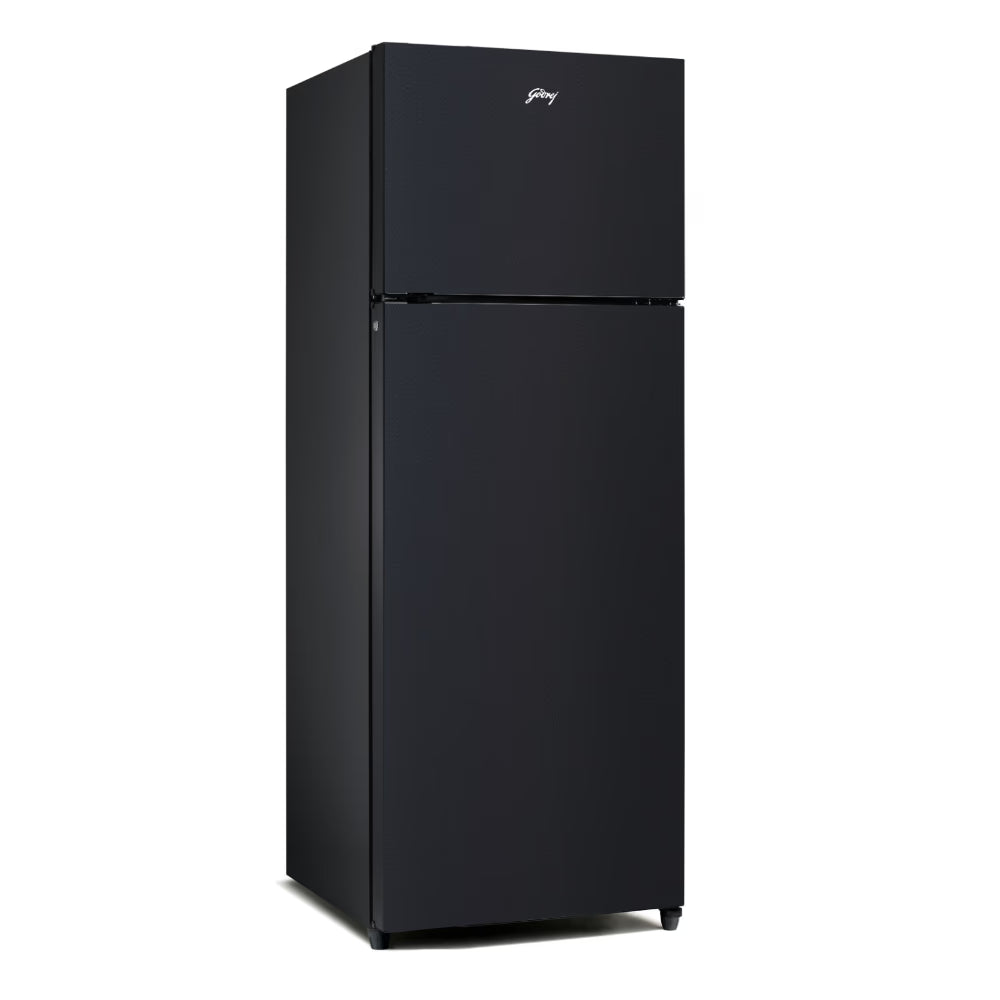 Godrej RT EONVIBE 346BN RCIT MT BK 308 L 2 Star Convertible Frost Free Double Door Refrigerator, Matt Black