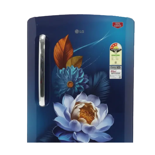 LG GLD2336YABW 224 L 3 Star Single Door Refrigerator | Smart Inverter Compressor Blue Water Lily LG
