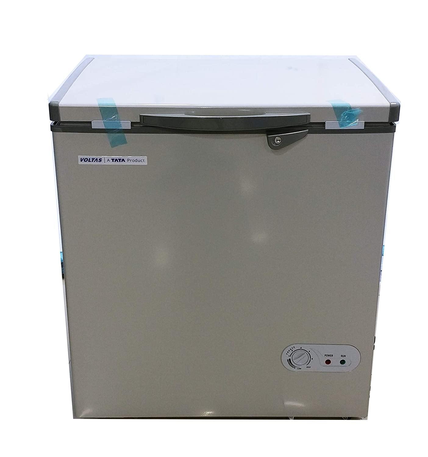 Voltas 150 SD HT Grey Single Door Deep Freezer, 150 Liters, Grey - Mahajan Electronics Online