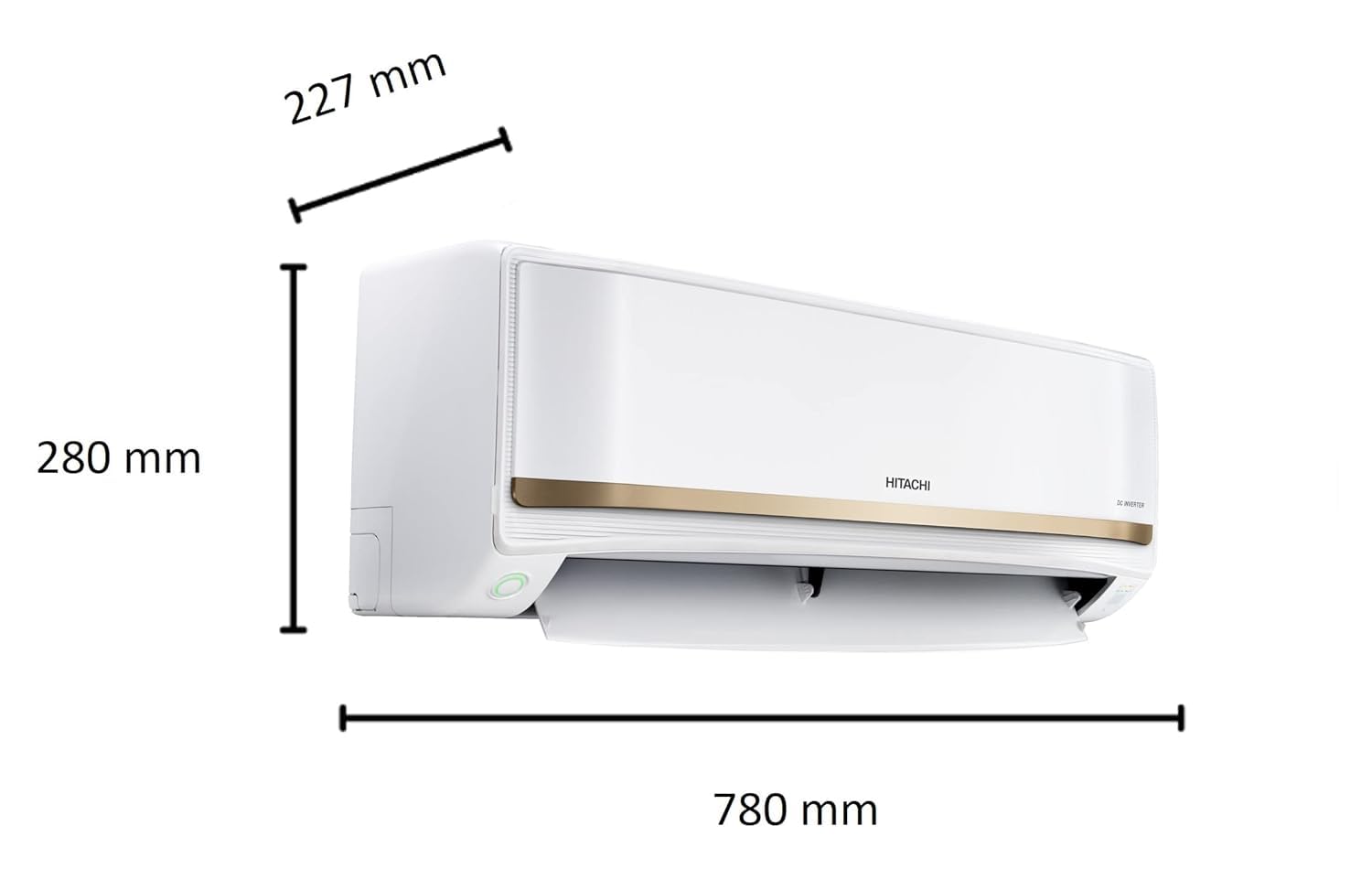 Hitachi RAS.G312PCBISS 1 Ton 3 Star ice Clean Xpandable Plus Inverter Split AC (100% Copper, 4 Way Swing, Dust Filter, iZen 3400SXL, R32, Dual Gold) Hitachi
