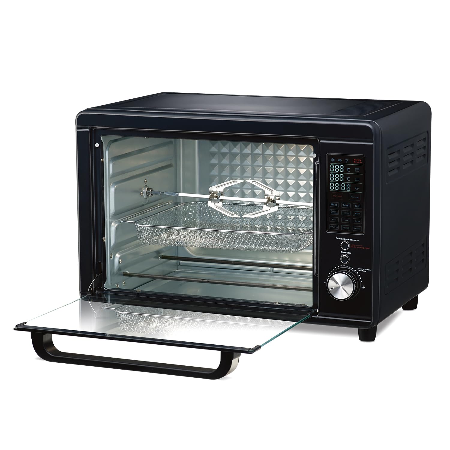 Morphy Richards 40RCAD Digi with Air Fryer Digital Otg Oven For Kitchen|40 Litre Oven Toaster Griller W/ 13 Preset Menu|Rotisserie,Convection W/In-Built Air-Fryer & Dehydrator Function|2-Yr Warranty By Brand|Deep Blue-2000W Mahajan Electronics Online