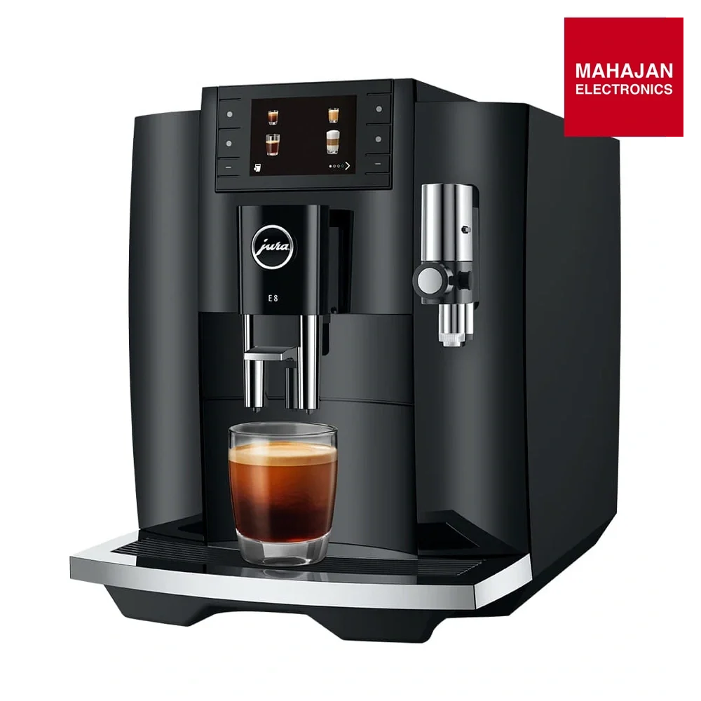 Jura E8 Cosmic Black Automatic Coffee Machine(15840) – Mahajan Electronics Online.