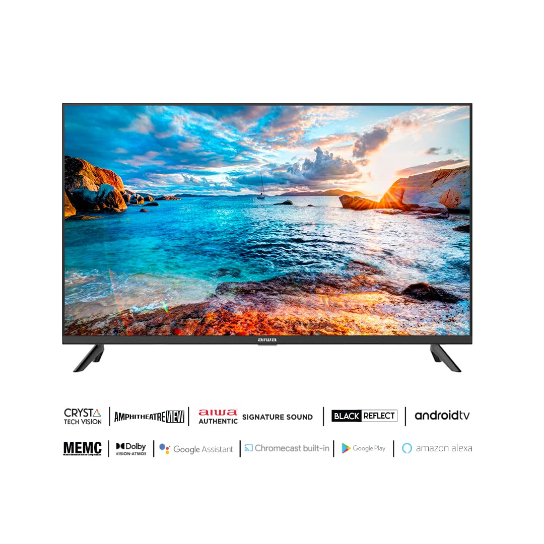 Aiwa A32HDX1 MAGNIFIQ 80 cm (32 inches) HD Ready Smart Android LED TV (Black)  | Powered by Android 11