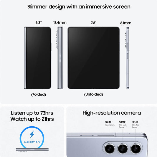 Galaxy Z Fold5 5G (Cream, 12GB RAM, 512GB Storage) - Mahajan Electronics Online