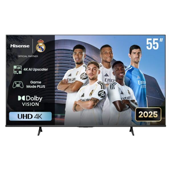 Hisense 55A6Q 139 cm (55 inches) A6Q Series 4K Ultra HD VIDAA Smart LED TV (Dolby Audio, Voice Control  (Black) mahajan electronics online
