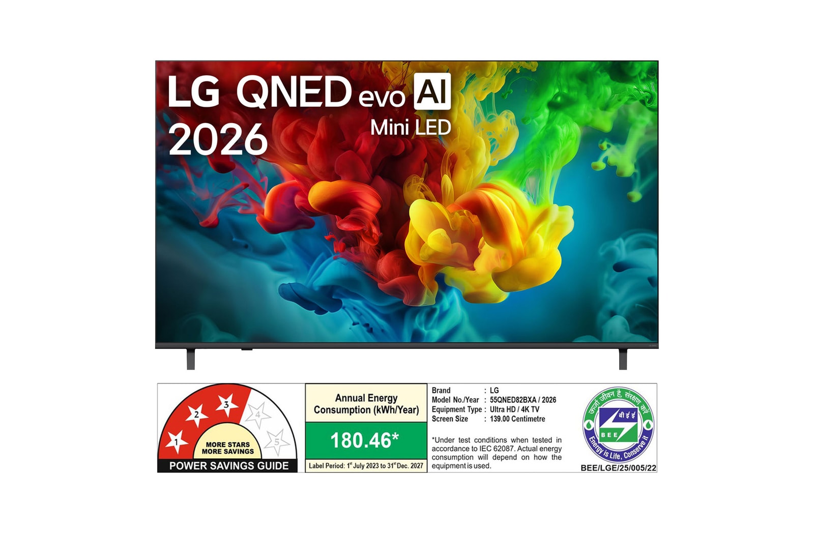 LG 55QNED82T6A 139.7 cm (55 inch) 4K QNED Smart TV, Black with Dolby Vision & Dolby Atmos Mahajan Electronics online