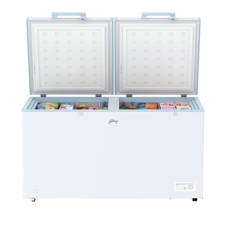 Godrej DH ESNCH 525E 2HCNP RW 505 L Double Door Convertible Deep Freezer, White Mahajan Electronics online