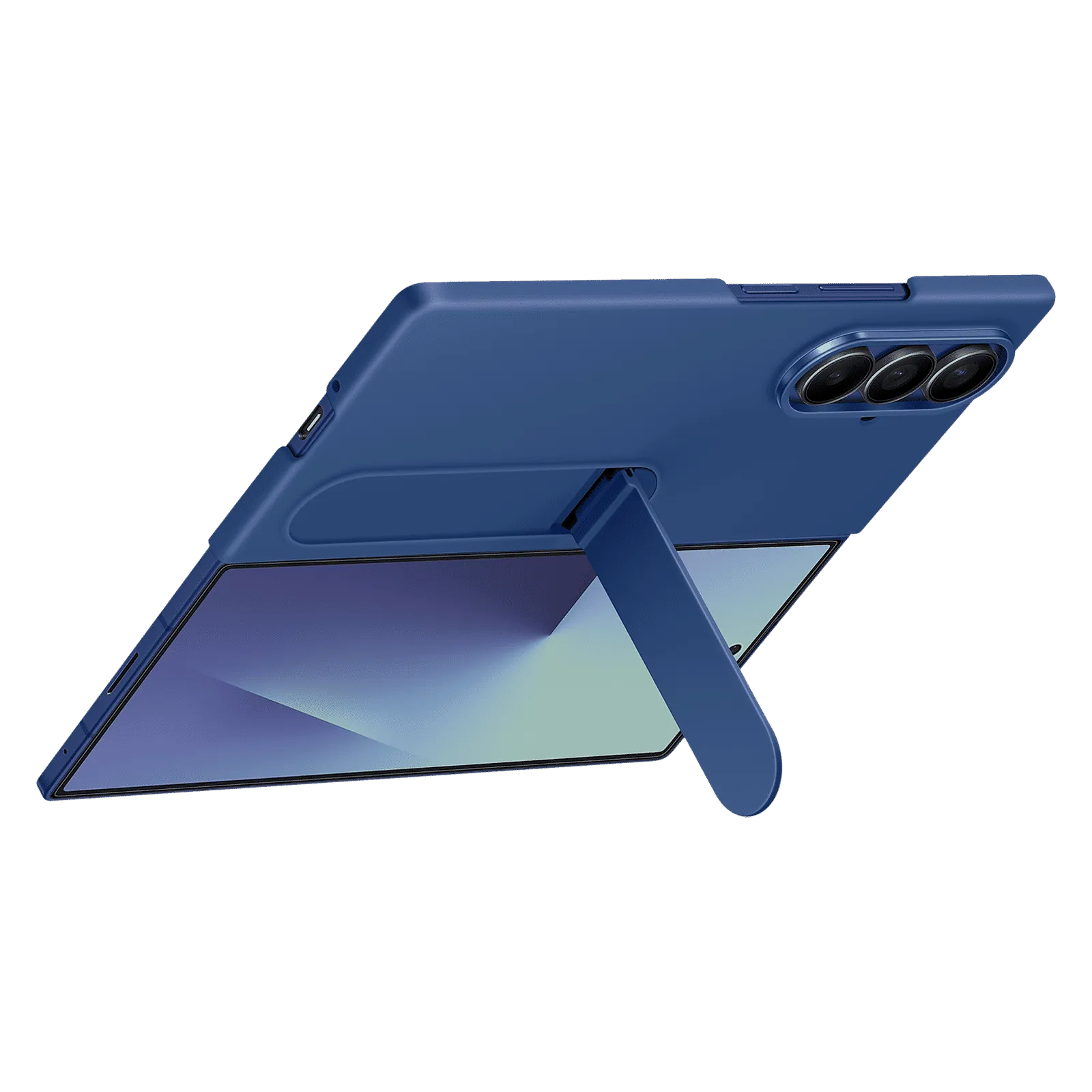 Samsung Galaxy Fold7 Silicone Case Blue Mahajan Electronics Online