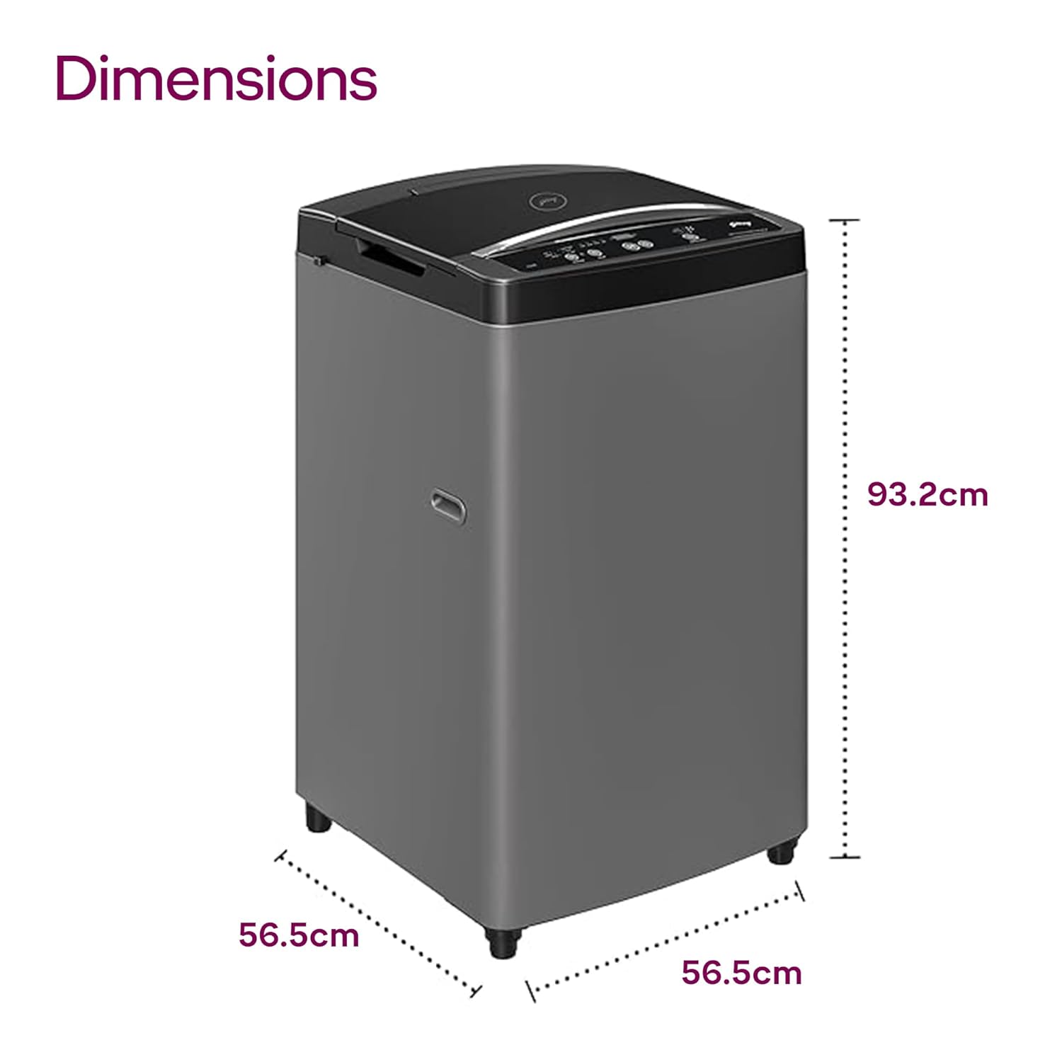 Godrej WTEON ADR + 70 5.0 FDUN GPGR Fully Automatic Washing Machine  7.0kg Top Load 2025 Mahajan Electronics Online