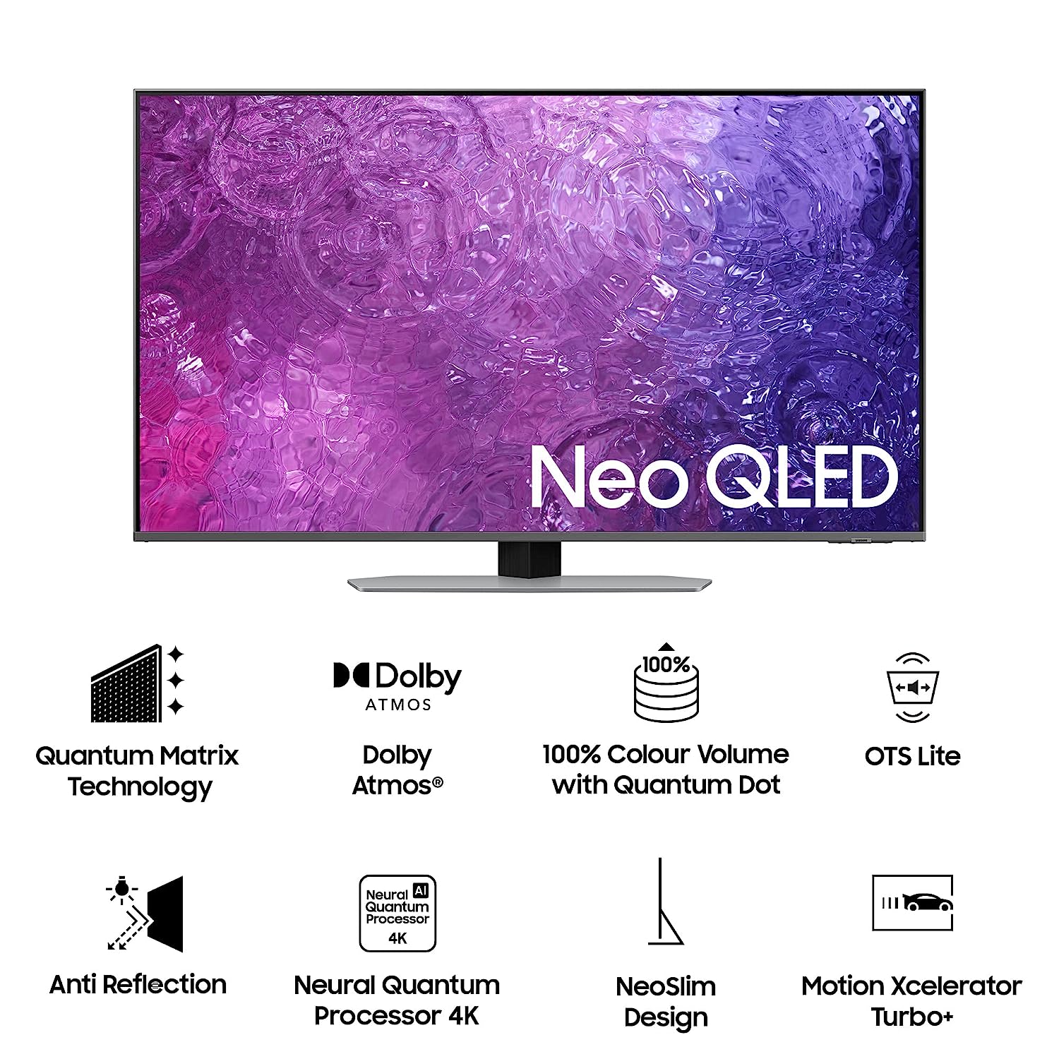 Samsung 138 cm (55 inches) 4K Ultra HD Smart Neo QLED TV QA55QN90CAKLXL new
