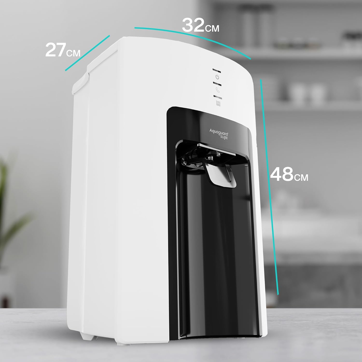 Aquaguard Sure Champ RO+UV 2X Water Purifier | 2 Year Filter Life | With Mega Sediment Filter | 2 Free Cleaning Service | 6-Stage Purification | Large 6L Storage GWPDASC2X10B00 Mahajan Electronics Online