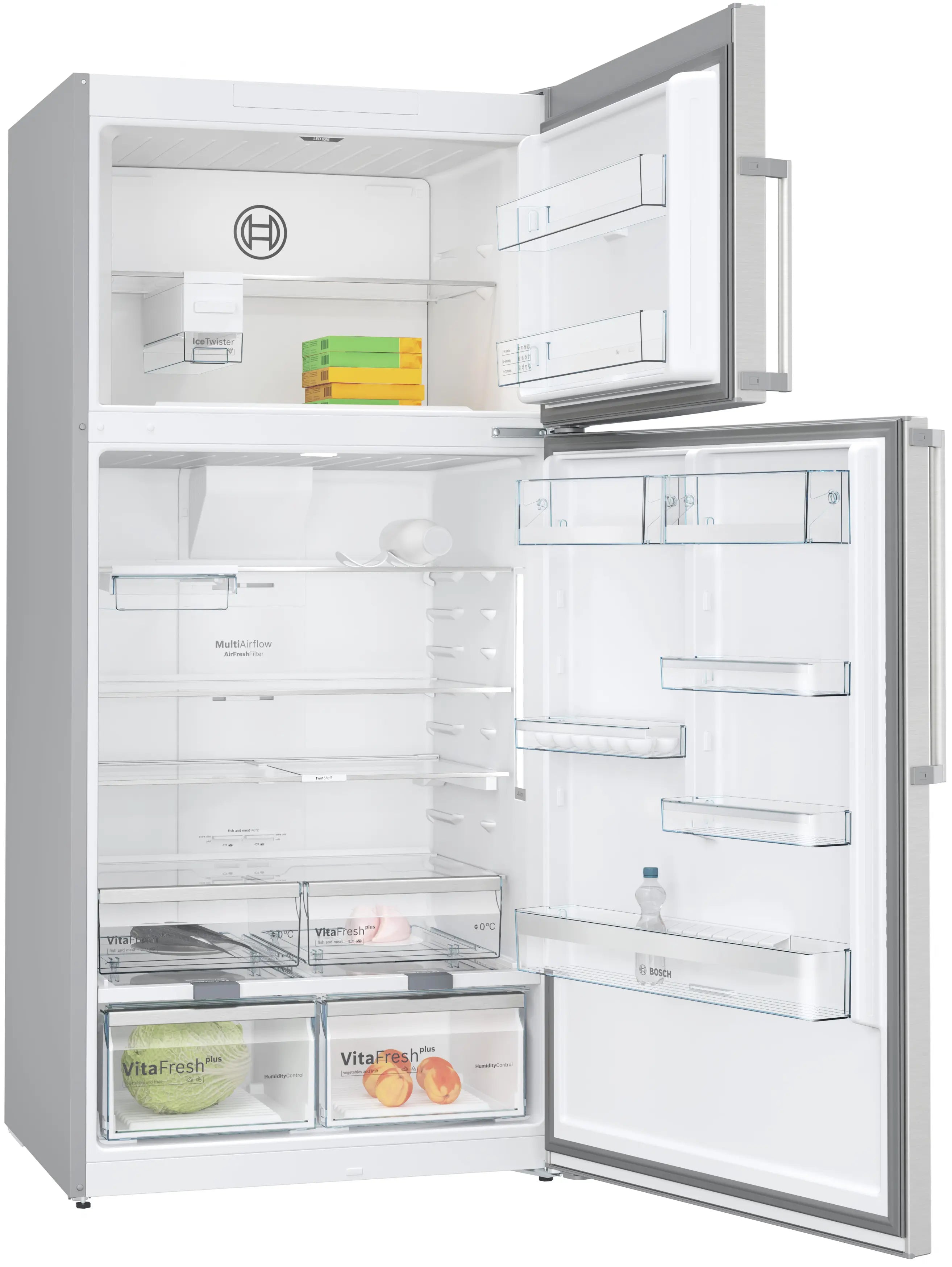 Bosch KDN86AID0I 641L Series 6 Free Standing Fridge Freezer With Freezer At Top Mahajan Electronics Online