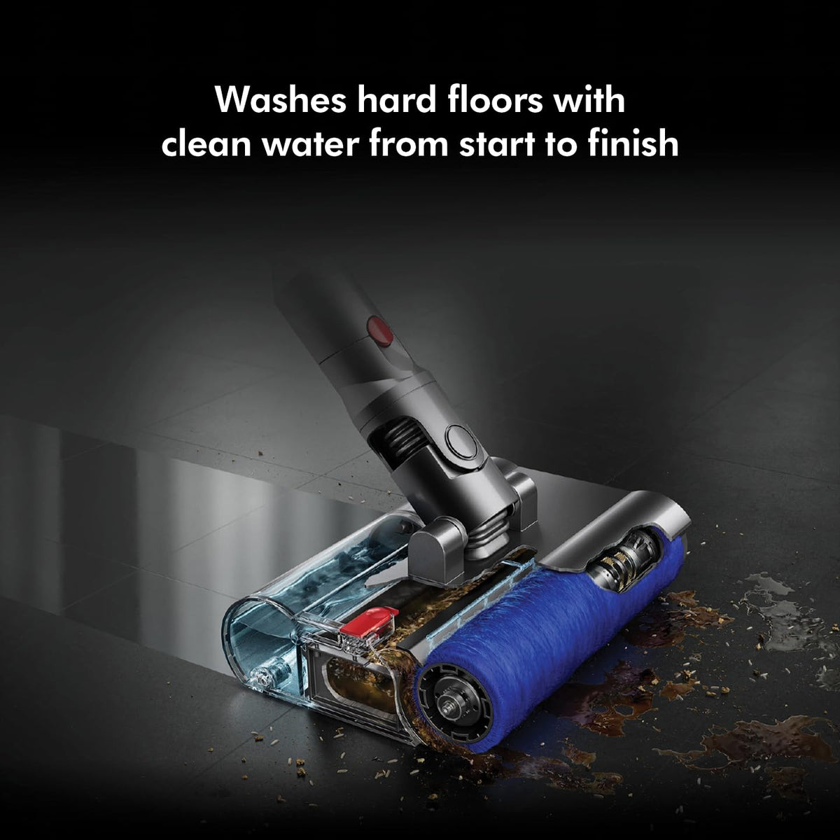 Dyson V12 Detect Slim Submarine Cordless Vacuum Cleaner Complete | All-in-one Wet & Dry Vacuum| Illumination for Hidden dust|150 Airwatts,60 mins runtime (V12 Submarine New (Yellow)SV 46 YLWKNL IN) Dyson