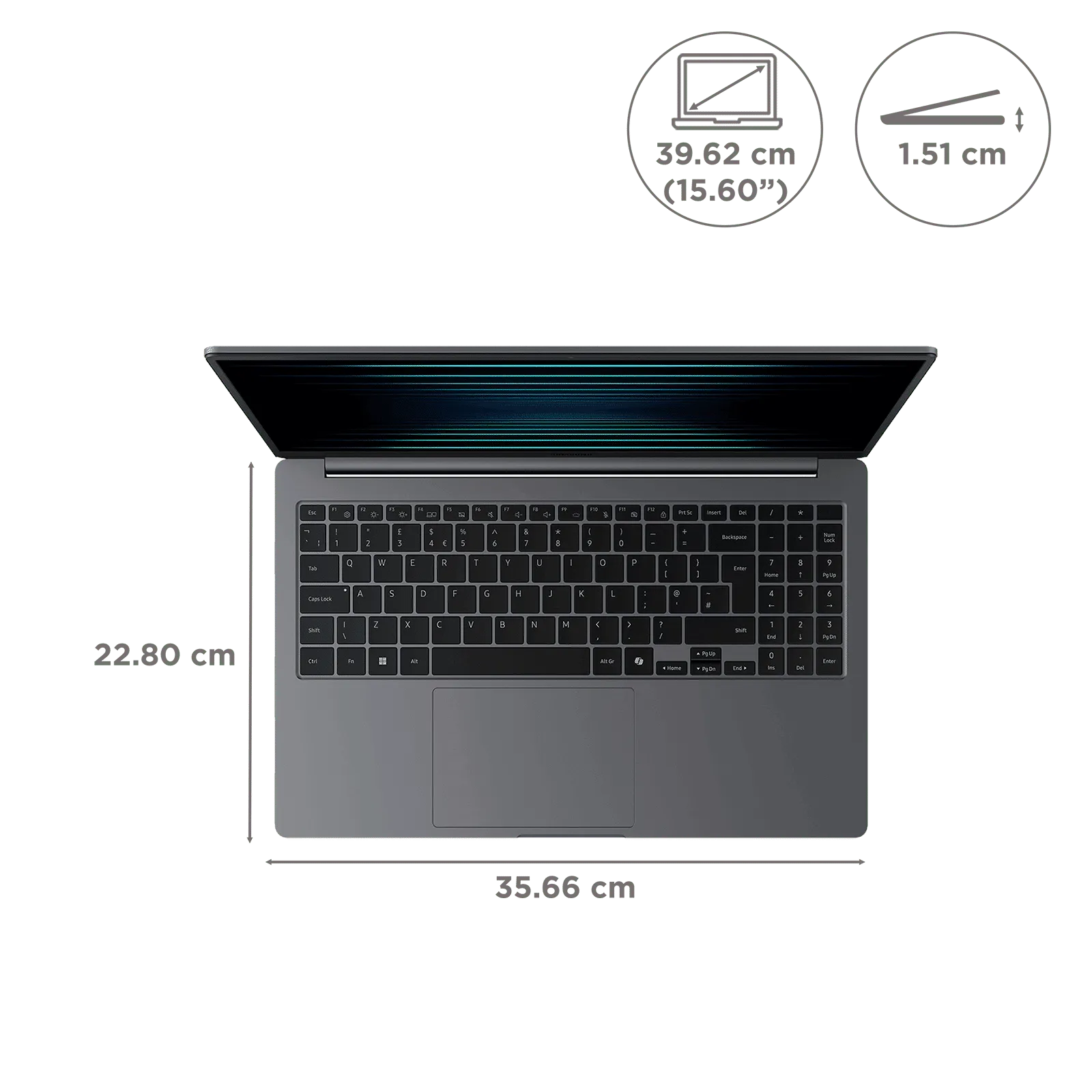 SAMSUNG Galaxy Book5 Intel Core Ultra 5 Thin & Light Laptop (16GB, 512GB SSD, Windows 11 Home, 15.6 inch Full HD IPS Display, MS Office Home 2024, Gray, 1.55 KG) Mahajan Electronics Online