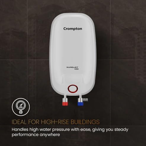 Crompton Rapid Jet Neo 3-L Instant Water Heater with Anti-Scale Technology (White) Crompton