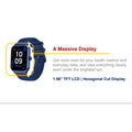 Noise ColorFit Canvas Bluetooth Calling Smart Watch with IP67 Water Resistance, Heart rate monitor, 100 Plus Sports modes (Blue) - Mahajan Electronics Online