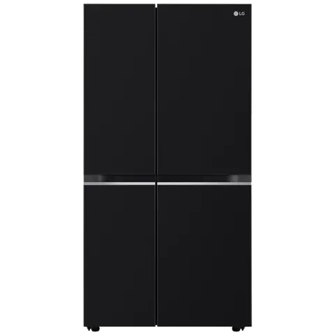 LG GLB257HWB3 Convertible 650 Litres 3 Star Frost Free Side by Side Refrigerator with Multi Air Flow (Western Black) Mahajan Electronics Online 