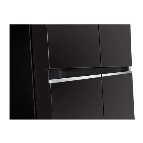 LG GLB257HWB3 Convertible 650 Litres 3 Star Frost Free Side by Side Refrigerator with Multi Air Flow (Western Black) Mahajan Electronics Online 