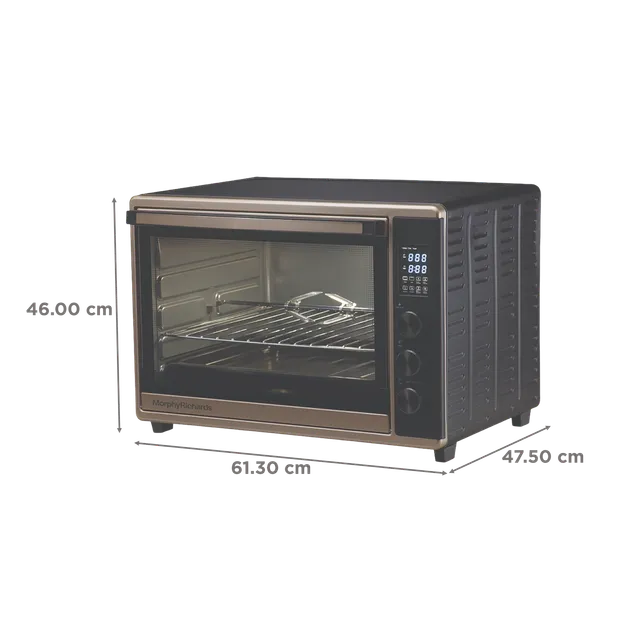 morphy richards 52RCD Digi 52L Oven Toaster Grill with 8 Preset Menus (Champagne Gold and Black) Mahajan Electronics Online