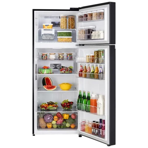 LG GL-T492MESY 466 Litres 2 Star Frost Free Double Door Convertible Refrigerator with Smart Inverter Compressor ( Ebony Sheen)