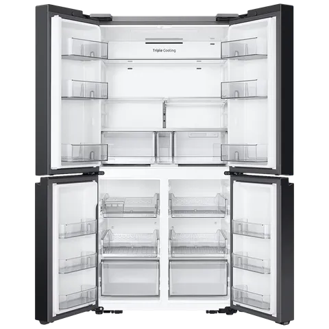 SAMSUNG RF65DB90BD12TL 650 Litres Frost Free French Door Convertible Refrigerator with Triple Cooling ( Clean White) Mahajan Electronics Online