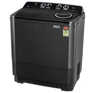 LG P8535SLMZ 8.5Kg Semi Automatic Top Load Washing Machine, Roller Jet Pulsator + Soak, Full Black Mahajan Electronics online