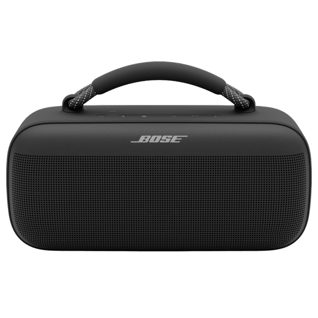 Bose SoundLink Max Portable Speaker, Large Waterproof Bluetooth Speaker, Up to 20 Hours of Battery Life, USB-C, Built-In 3.5mm AUX Input, Black 883848-0010