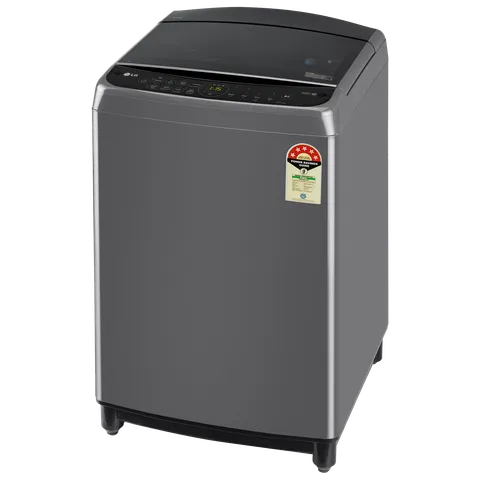 LG THD08SJM 8 kg 5 Star Fully Automatic Top Load Washing Machine (HEDD,  AI Direct Drive) Middle Black