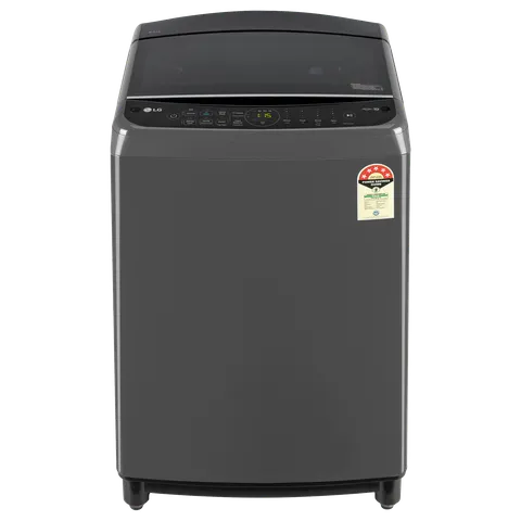 LG THD08SJM 8 kg 5 Star Fully Automatic Top Load Washing Machine (HEDD,  AI Direct Drive) Middle Black