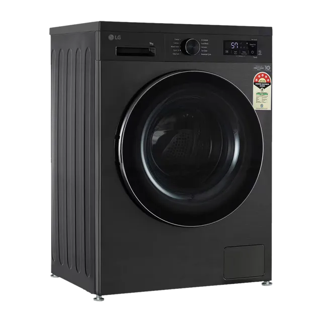 LG FHB1209Z4B 9 kg 5 Star Wi-Fi Inverter Fully Automatic Front Load Washing Machine ( Auto Restart, Platinum Black) Mahajan Electronics Online