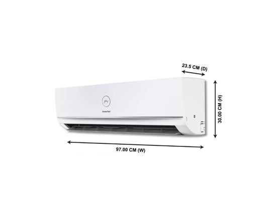 Godrej 1.5 Ton 3 Star Inverter Split AC (AC 1.5T SIC 18TTC3 WYQ, White) Mahajan Electronics online