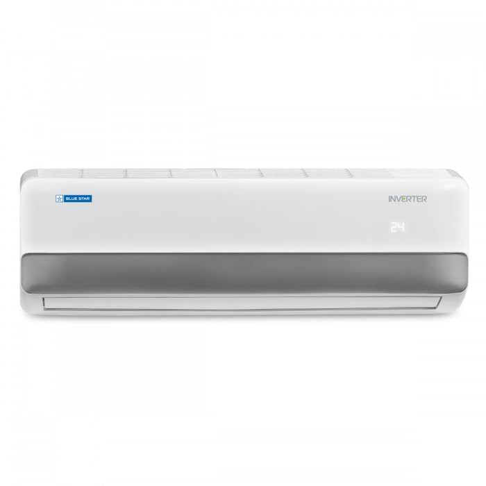 Blue Star IC518ONUR 1.5 Ton 5 Star Inverter Split AC with 80 Months Warranty (Copper, Smart Ready, Convertible 5 in 1, Self Diagnosis, 2024 Model, White) Mahajan Electronics Online