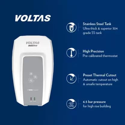 Voltas Insta+ 3IPBWT 3 L 5 Star Vertical Mounting 3000W Mahajan Electronics Online