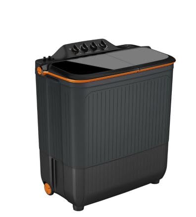 Havells-Lloyd GLWS125EPHVG Elante Pluss 12 Kg 5 Star Semi-Automatic Top Load Washing Machine (Dark Grey Tub with Orange Lids) Mahajan Electronics Online