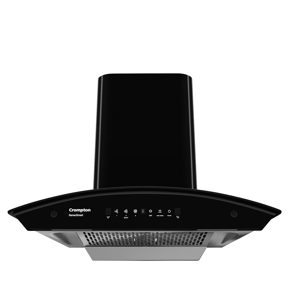 Crompton CHD-SSC60BFX-MBL Senso Smart Curved 60Cm 1416 M3/hr Wall Mounted Chimney Mahajan Electronics Online