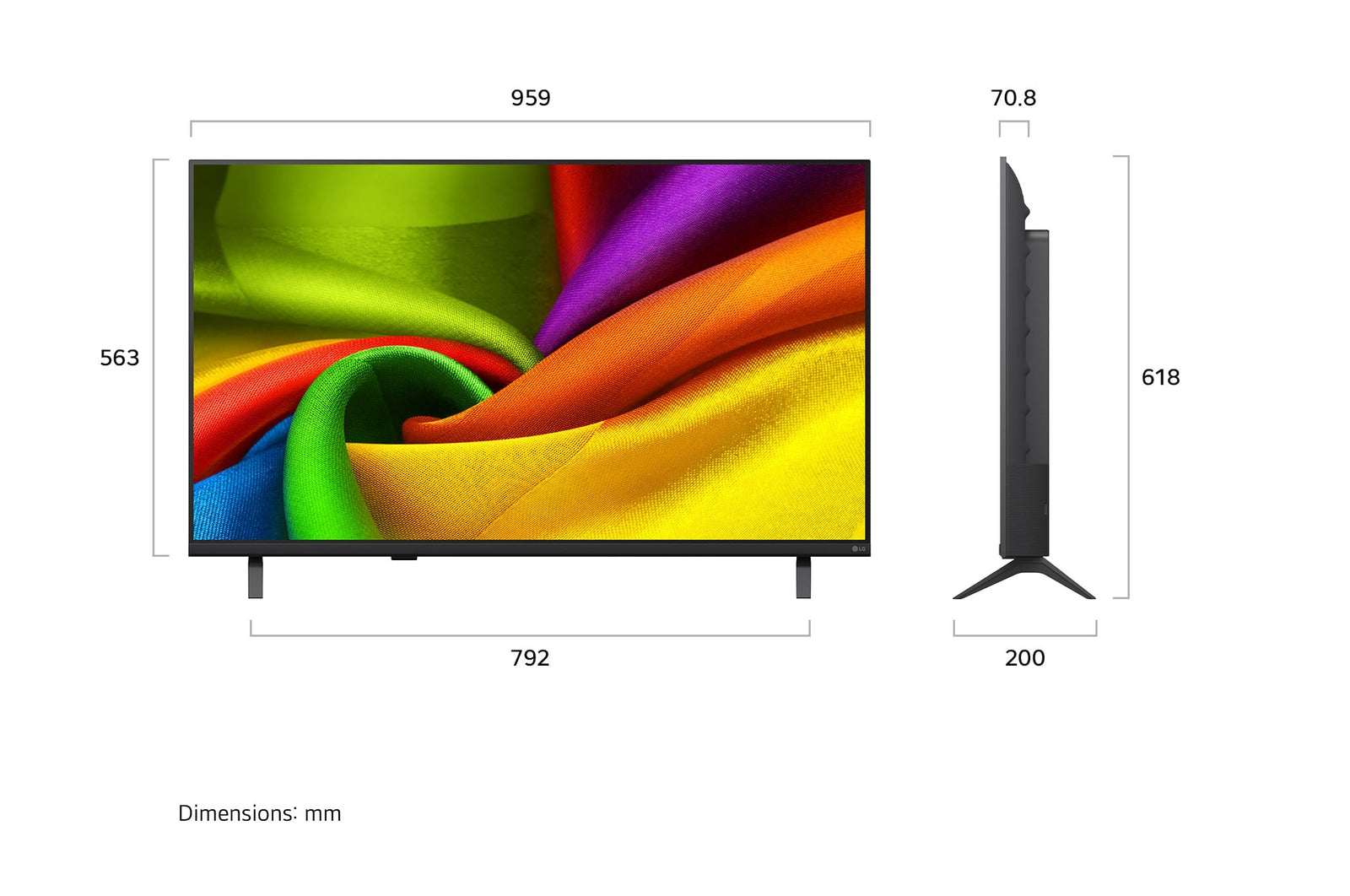 LG 43NU880BPLA 43 Inch Nano 4K UHD Smart TV | α7 Gen9 AI Processor, Dolby Atmos, webOS