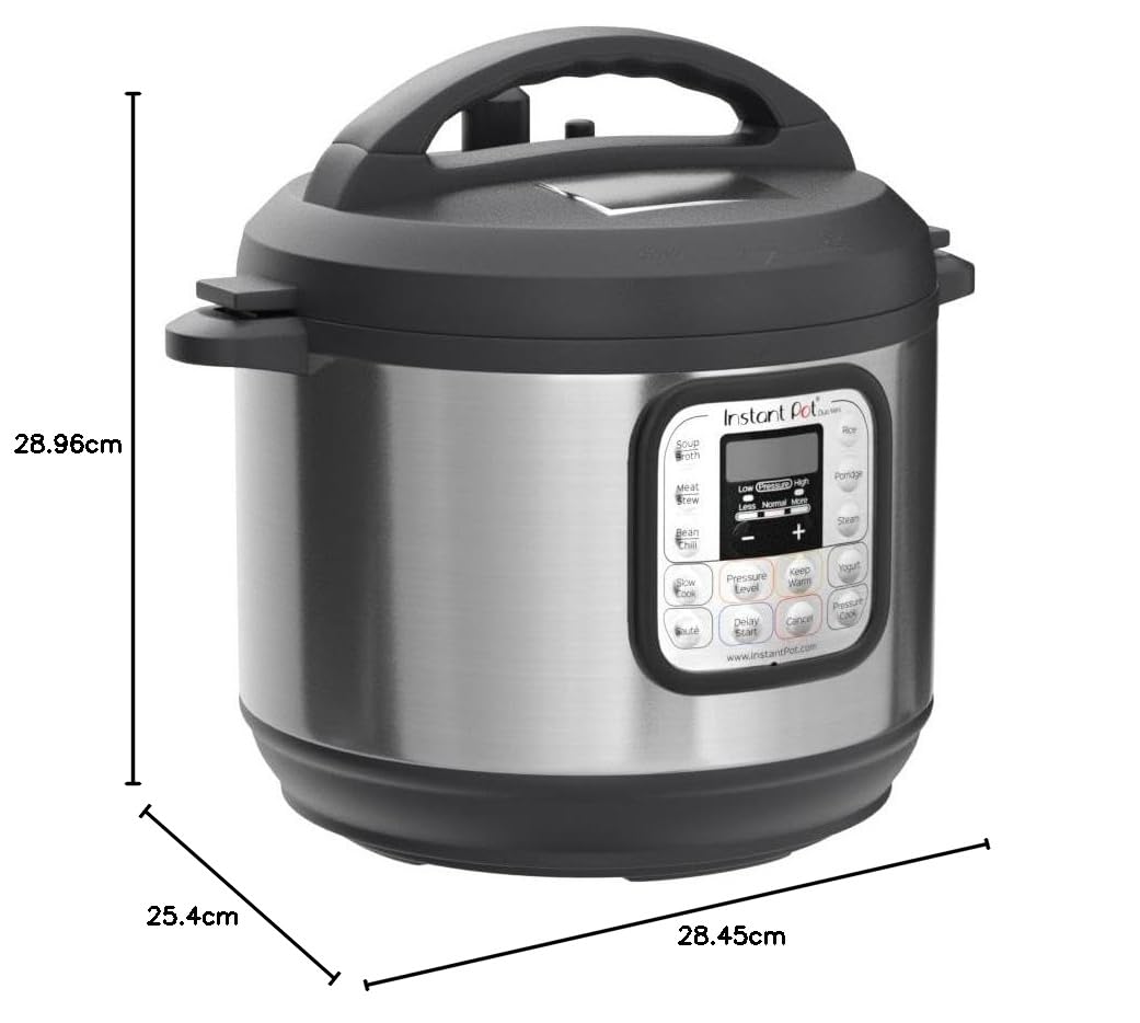Instant Pot 321 Duo 3 QT (2.6L), SS304 Stainless Steel Inner Pot, 7-in-1 Electric Pressure Cooker, Slow Cooker, Rice Cooker, Steamer, Saute, Yogurt Maker and Keep Warmer, Automatic Rice Cooker Mahajan Electronics Online