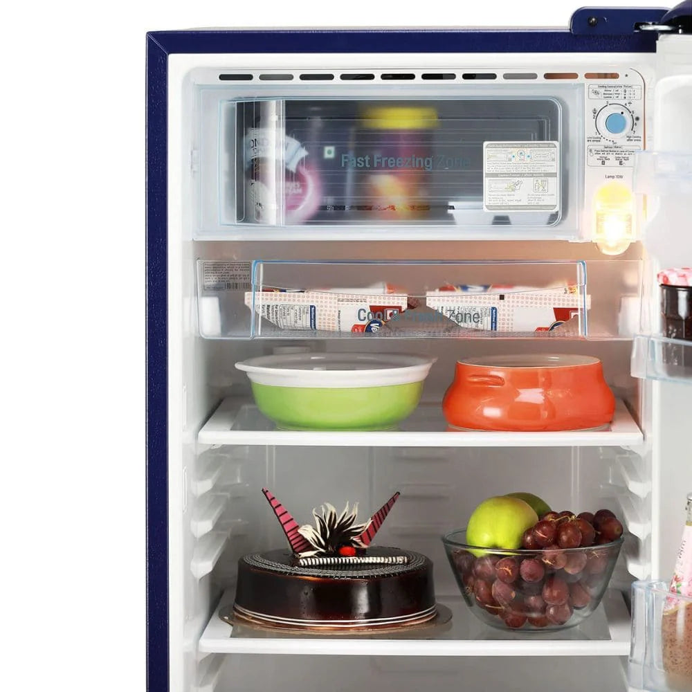 LG GL-B211HRWD, 201 Ltrs 3 Star Inverter Direct Cool Single Door Refrigerator, Blue Euphoria Mahajan Electronics Online