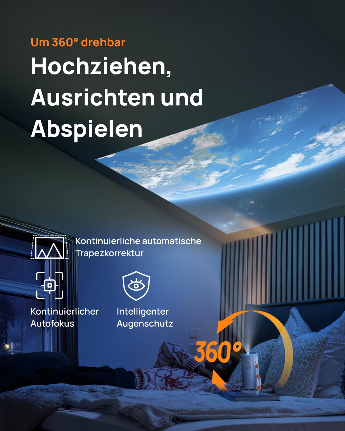 XGIMI MoGo 4 Laser Outdoor Projector Set | 550 ISO Lumens | Google TV &amp; Netflix | 1080p | 5-Hour PowerBase | Mahajan Electronics Delhi NCR