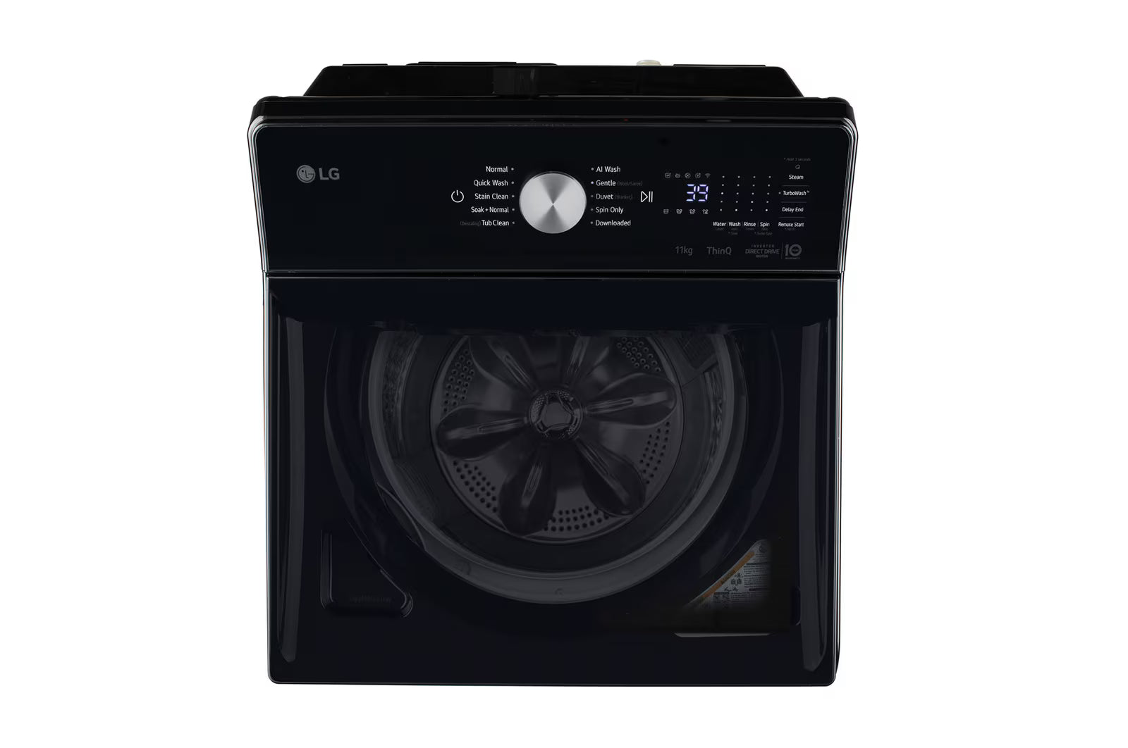 LG TX511NWO 11Kg Top Load Washing Machine, AI Direct Drive™, 6 Motion DD, Onyx Black, 5 Star. Mahajan Electronics Online