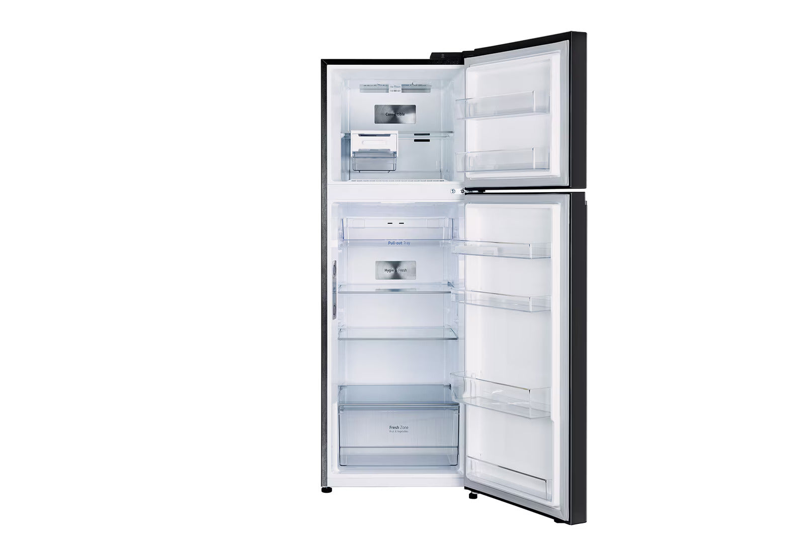 LG GL-T342TESX 322L Double Door Refrigerator, LG ThinQ, Wifi Convertible +Door Cooling , Ebony Sheen, 3 Star Mahajan Electronics Online