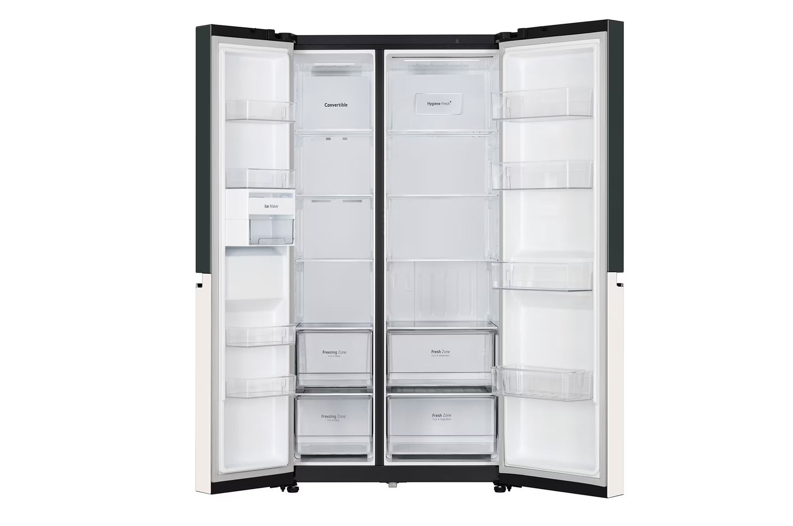 LG GL-B257EET3 650L Side-By-Side Refrigerator with DoorCooling+™, WiFi Convertible, Smart Diagnosis, Object Collection Mahajan Electronics online