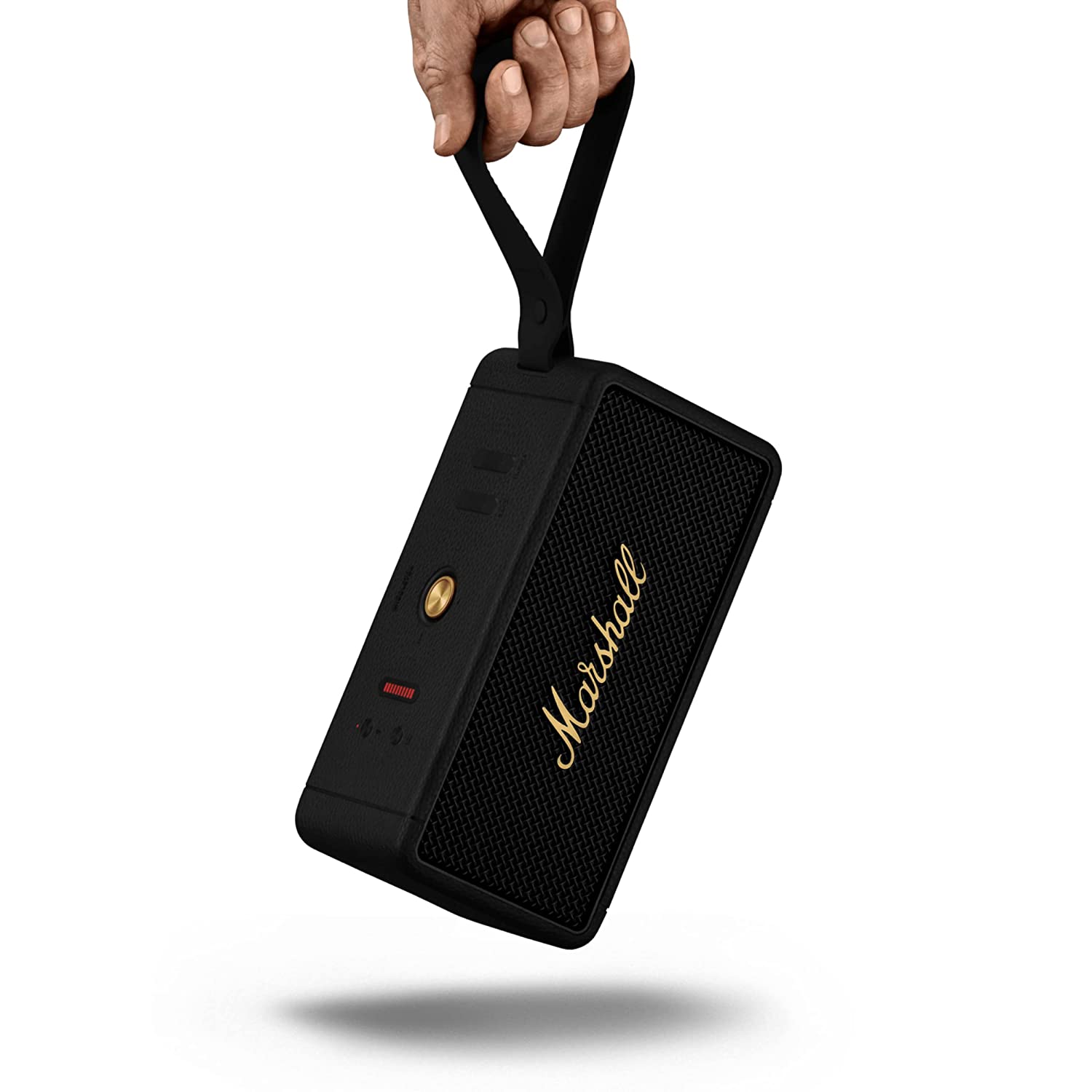 Buy Marshall Middleton Portable Bluetooth Speaker, Black and Brass
