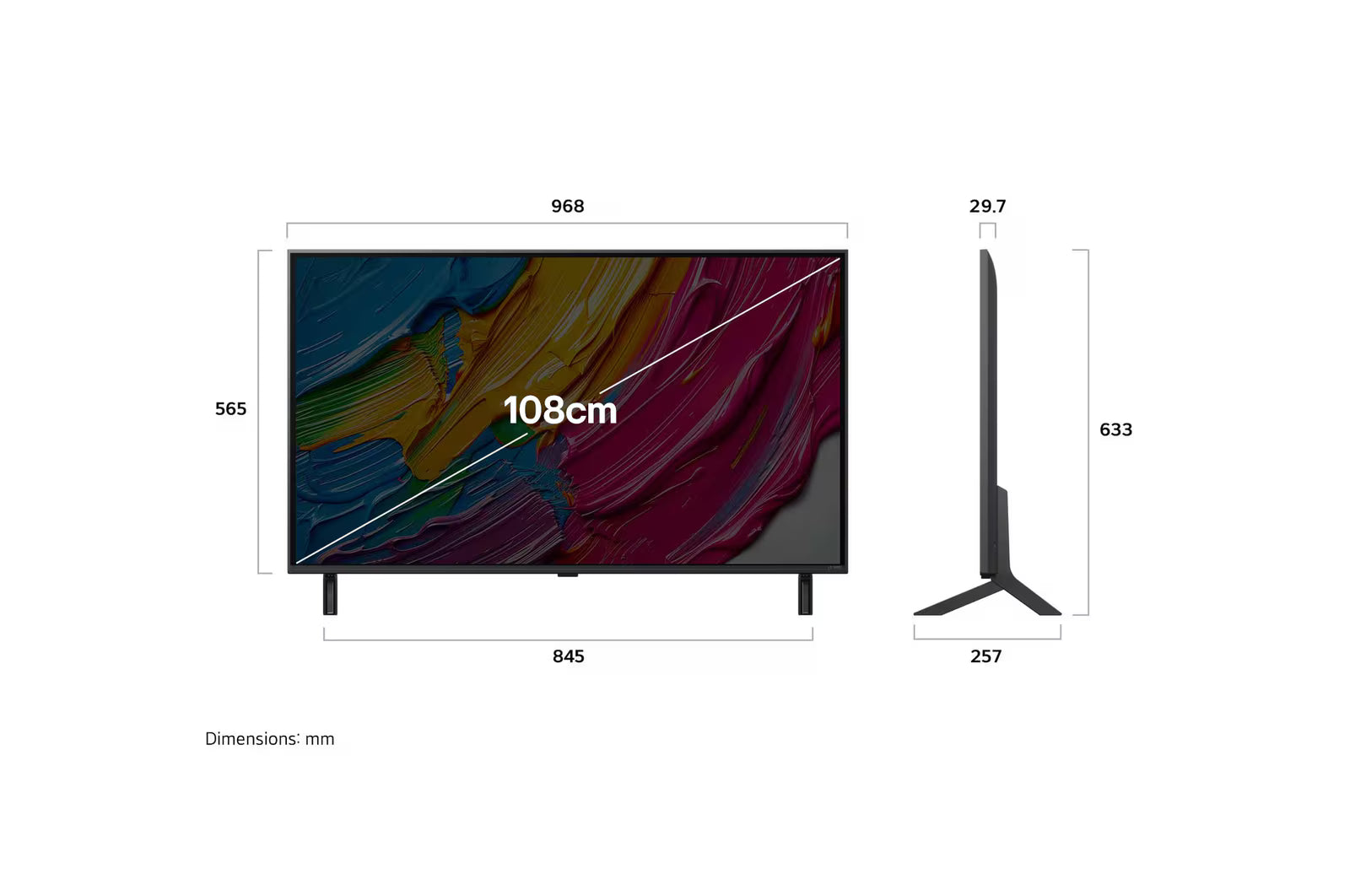 LG 43QNED8BA6A Smart TV with α7 AI Processor 4K Gen8, Filmmaker Mode with Dolby Atmos 2025 MAHAJAN ELECTRONIC ONLINE