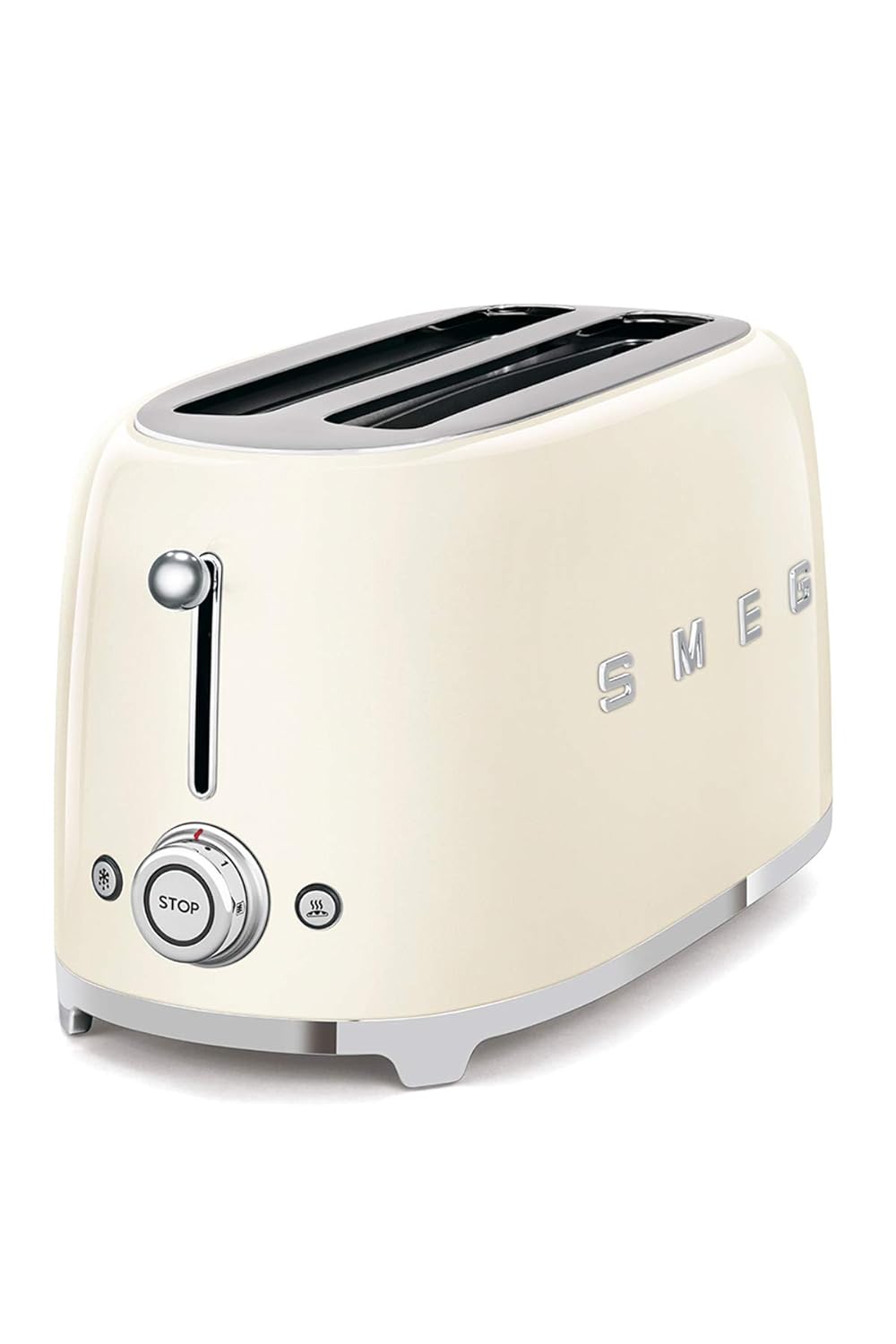 SMEG  TSF01CREU 2 slice Toaster Cream, Glossy 50's Style Aesthetic Mahajan Electronics Online
